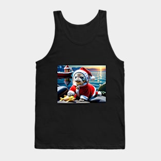 Santa Baby Seal Tank Top